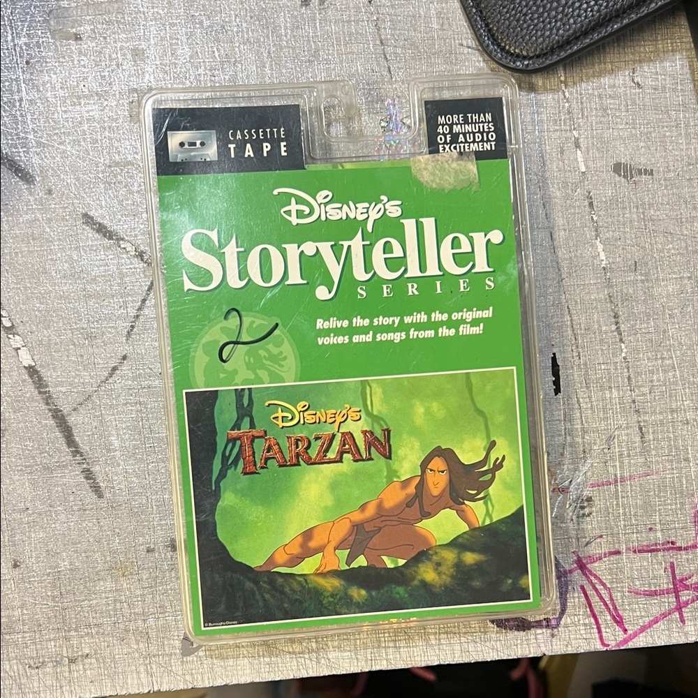 Vintage Disney Storyteller Series Green Cassette Tape